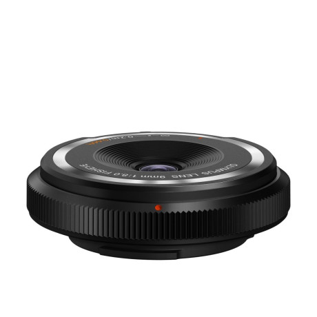 Olympus (OM-System) 9mm 1:8.0 FISHEYE BLACK BODY CAP LENS (BCL-0980) Lense Micro FT