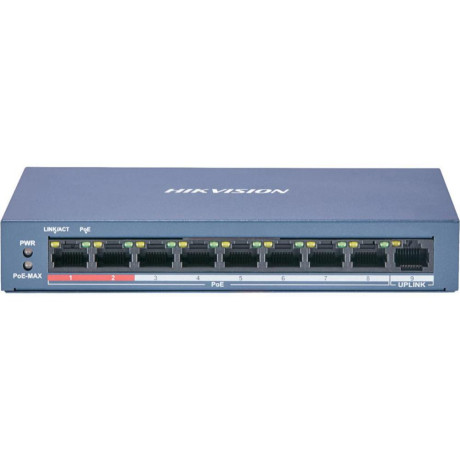 Hikvision 9 Port Unmanaged poe Switch l2 Series (ds-3e0109p-E/m(b)) (Hkvds-3e0109p-e-mb)
