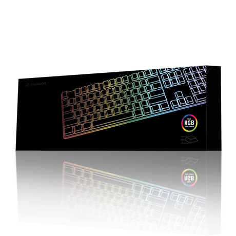 Sharkoon Purewriter tkl rgb Gaming Μηχανικό Πληκτρολόγιο Tenkeyless με Kailh Blue Διακόπτες και rgb Φωτισμό Αγγλικό us (Puwrtklbl) (Shrpuwrtklbl)