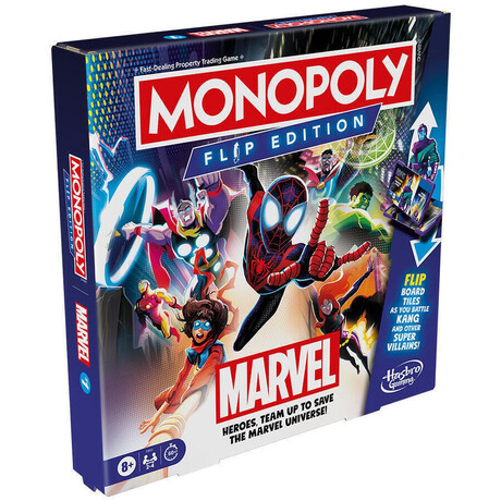 Hasbro Monopoly Flip Marvel (F9931)