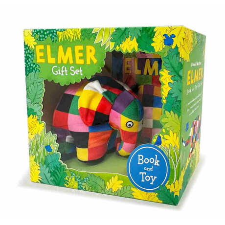 Elmer Book and toy Gift set hc