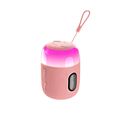 Egoboo X MAUI BT LED Speaker Pulse, Pink