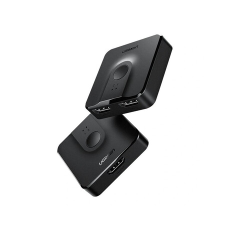 Ugreen Cm217 Switch Hdmi Splitter 2x Hdmi 4k 60hz Black (136220) (Ugr136220)