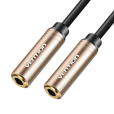 Vention 3.5mm Female to Female Audio Extension Cable 0.3m red Metal Type (Bfaby) (Venbfaby)