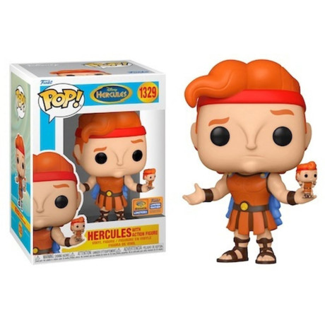 Funko Pop! Disney: Hercules - Hercules With Action Figure (Convention Limited Edition) #1329 Vinyl Figure Funko Pop! Disney: Hercules - Hercules With Action Figure (Convention Limited Edition) #1329 Vinyl Figure