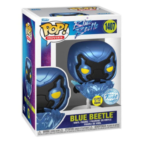 Funko Pop! Movies: Blue Beetle - Blue Beetle (Glows in the Dark) (Special Edition) #1407 Vinyl Figure
