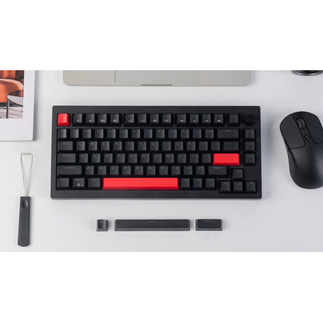 Lemokey X4 QMK (X4-A3) Wired Mechanical Keyboard 75% Brown Switch US Layout