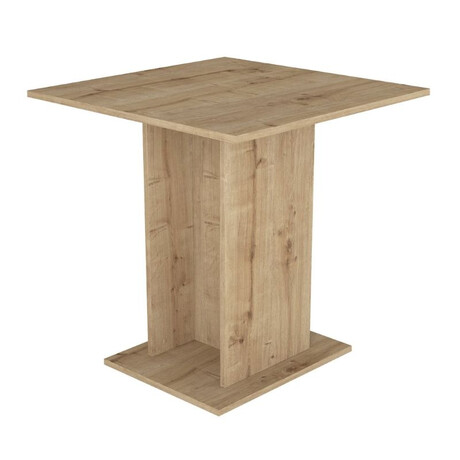 Τραπέζι Allos Megapap Χρώμα Sapphire oak 75x75x77εκ.