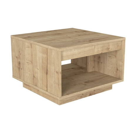 Τραπεζάκι Σαλονιού Onda Megapap Χρώμα Sapphire oak 60x60x40εκ.