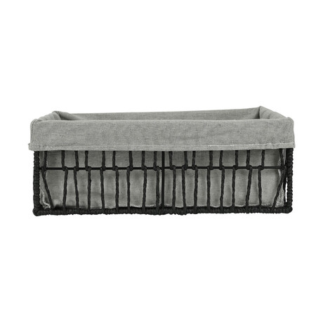 Estia Καλαθι Αποθηκευσης & Οργανωσης Nest 36×27×13cm Μαυρο
