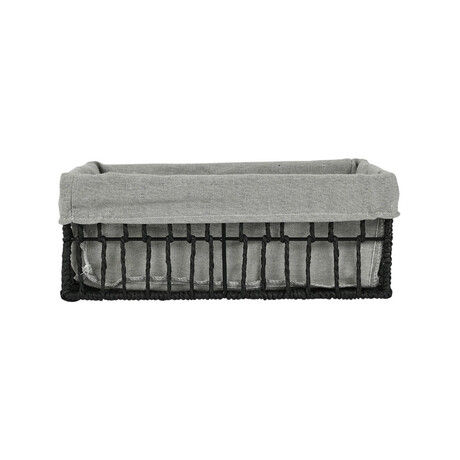 Estia Καλαθι Αποθηκευσης & Οργανωσης Nest 32×24×12cm Μαυρο