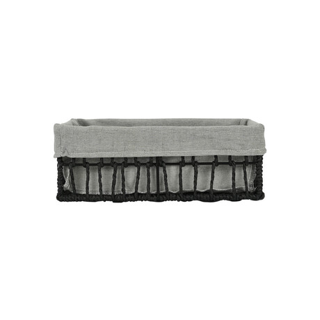 Estia Καλαθι Αποθηκευσης & Οργανωσης Nest 28×20×10cm Μαυρο