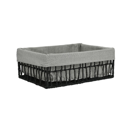 Estia Καλαθι Αποθηκευσης & Οργανωσης Nest 32×24×12cm Μαυρο