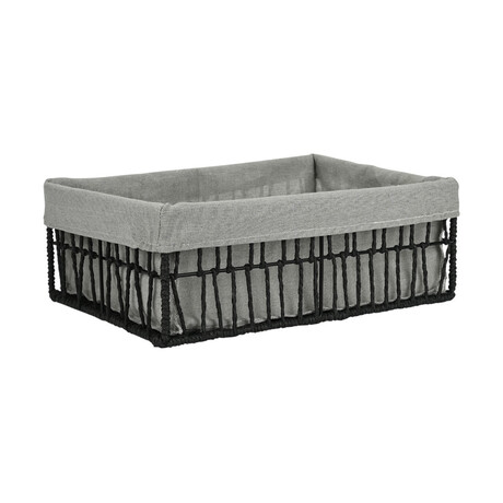 Estia Καλαθι Αποθηκευσης & Οργανωσης Nest 36×27×13cm Μαυρο