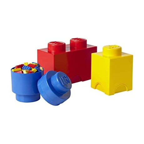 Lego® Κουτι Αποθηκευσης σετ 3 τμχ (Κοκκινο - Μπλε - Κιτρινο) - 40140001