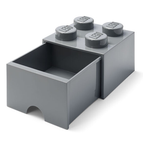 Lego® Κουτι Αποθηκευσης Τετραγωνο Σκουρο Γκρι Συρταρωτο - 40051754