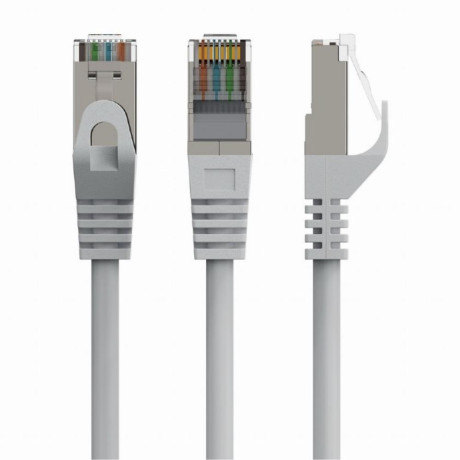 Gembird F/ftp Cat.6 Καλώδιο Δικτύου Ethernet 0.25m Γκρι (Pp6-0.25m) (Gempp6-0.25m)