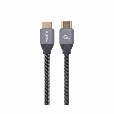 Gembird Hdmi 1.4 Braided Cable Hdmi Male - Hdmi Male 2m Μαύρο (Ccbp-Hdmi-2m) (Gemccbp-Hdmi-2m)