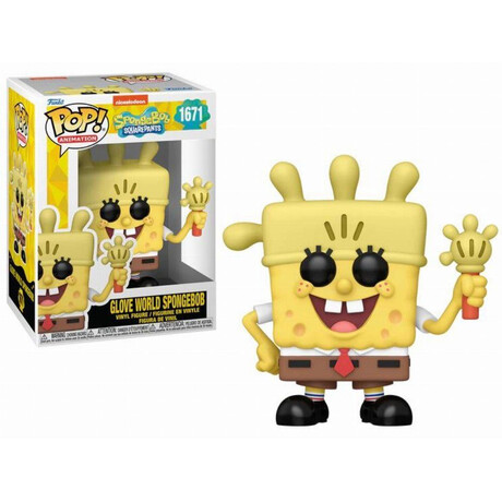 Funko Pop! Animation: Spongebob Squarepants - Glove World Spongebob #1671 Vinyl Figure