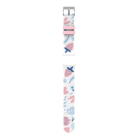 Kiddoboo Strap Strawberry White