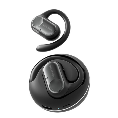 Vention Open ear Wireless Bluetooth Headphones Openbeat o11 Black (Nbpb0) (Vennbpb0)