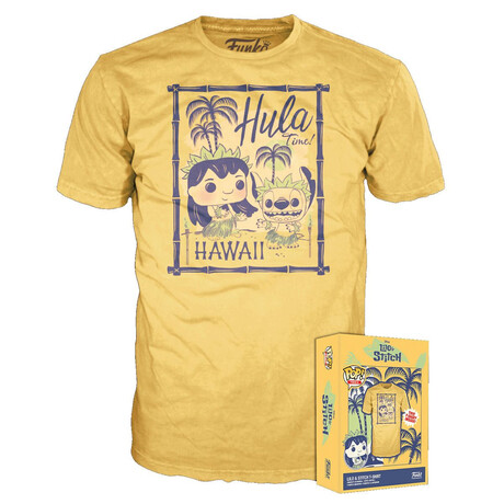 Funko Boxed Pop! Tees Disney: Lilo  Stitch - Hula t-Shirt (m)