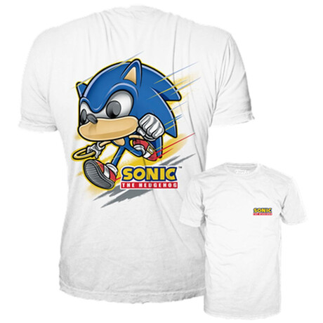 Funko Pop! Tees (Adult): Sonic - Sonic (Running) t-Shirt (l)