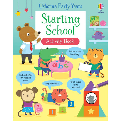 Early Years Starting School Activity Book age 3-5