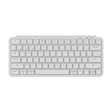 Keychron B1 Pro (B1P-K8) Ultraslim Mini Wireless Keyboard ZMK Online customize-Ivory White 75% US