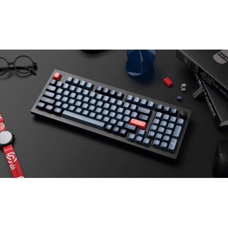 Keychron V5 Max QMK/VIA (V5M-D4) Wireless BT/2,4/Wired Custom Mechanical Keyboard Banana Sw. 96% US