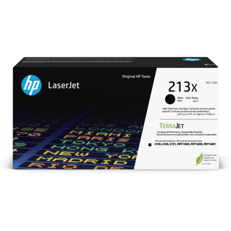 Hp 213x Toner Laser Black (W2130x) (Hpw2130x)