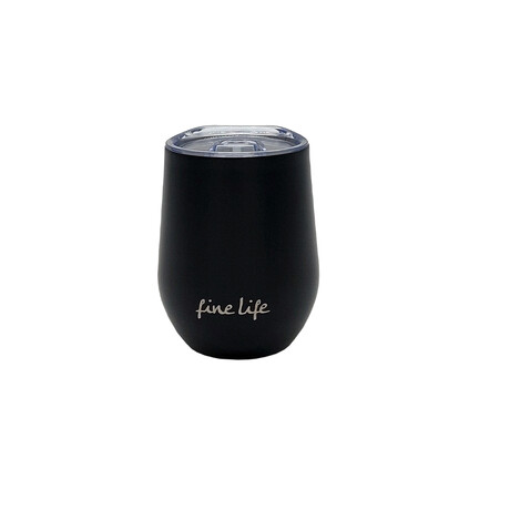 Ποτήρι Θερμός Fine Life 360ml Μαύρο 22041700-C09