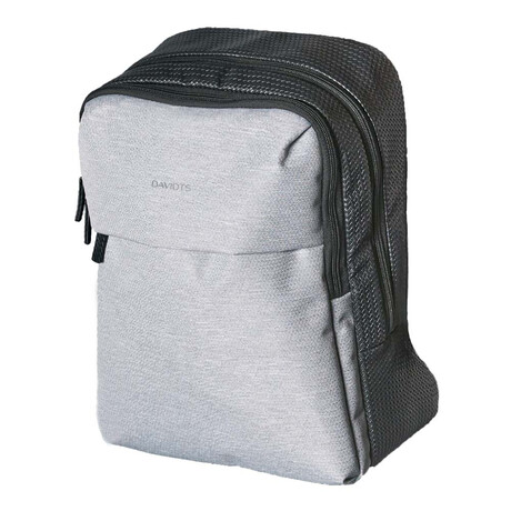 Σακίδιο με Θήκη Laptop 14" DAVIDTS Γκρι/Μαύρο 240090-20