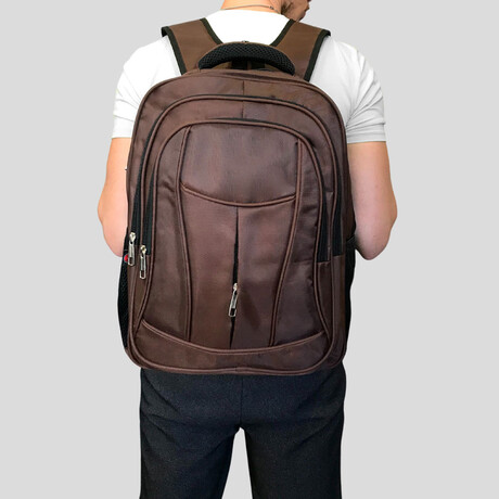 Σακίδιο με Θήκη Laptop 15,6'' BENZI Καφέ BZ5237
