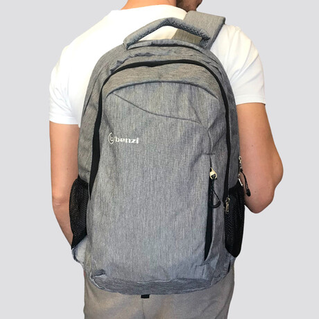 Σακίδιο με Θήκη Laptop 15,6" BENZI Γκρι BZ5529