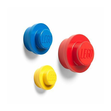 Lego® σετ Κρεμαστρες Τοιχου (3 τμχ - Κοκκινο-Μπλε-Κιτρινο) - 40161732