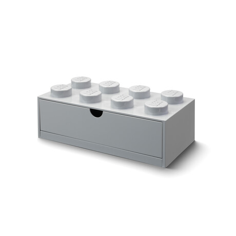 Lego® Κουτι Γραφειου με Συρταρι Ορθογωνιο Γκρι - 40211740