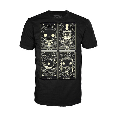 Funko Boxed Pop! Tees (Adult) Disney: the Nightmare Before Christmas - Tarot Card t-Shirt (l)