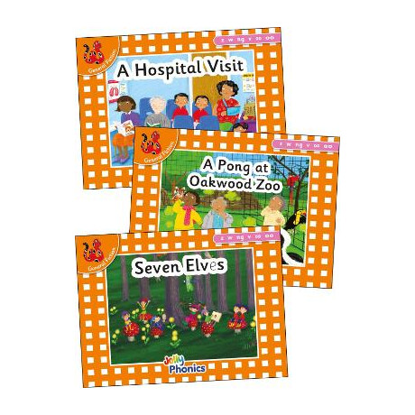 Jolly Phonics Orange Level Readers set 5