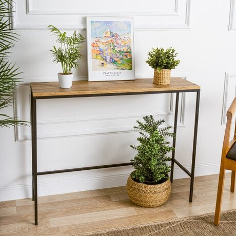 Κονσόλα Canva Megapap Χρώμα Atlantic Pine 100x30x80εκ.