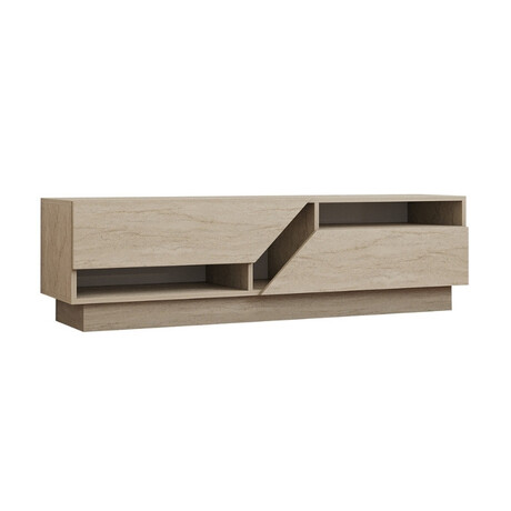 Έπιπλο Τηλεόρασης Koza Megapap Χρώμα Travertine 160x40x45εκ.
