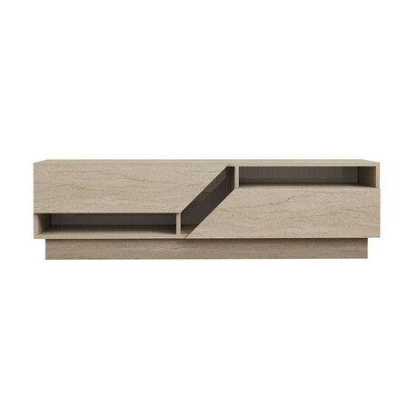 Έπιπλο Τηλεόρασης Koza Megapap Χρώμα Travertine 160x40x45εκ.