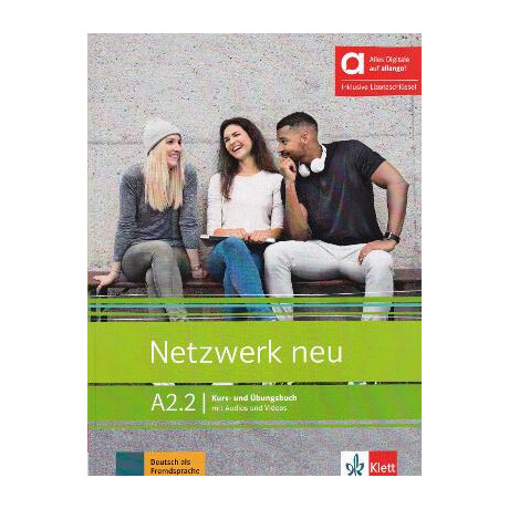 Netzwerk A2.2 Kursbuch   Arbeitsbuch Hybride Ausgabe