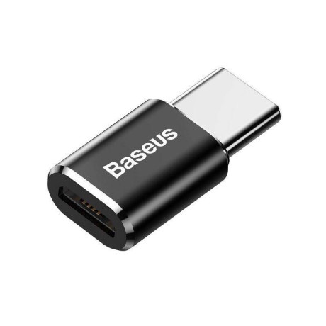 Baseus Μετατροπέας Microusb σε usb-c (Μαύρο)