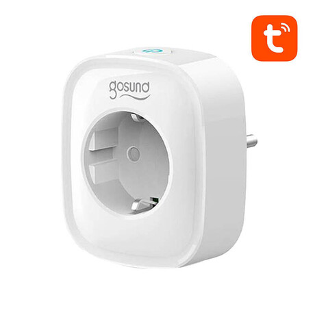 Gosund Έξυπνη Εξωτερική Πρίζα Wifi sp1 e/f-Unischuko Tuya (Λευκό)