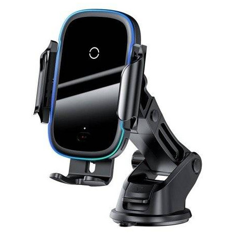 Baseus Βάση Κινητού για το Αυτοκίνητο με Ασύρματο Φορτιστή qi Light Electric (Μαύρο)