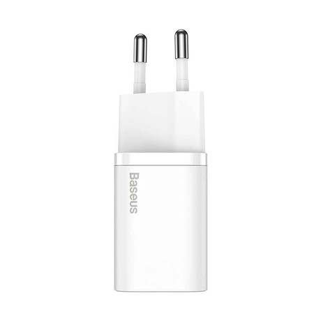Baseus Γρήγορος Φορτιστής Super si 1c 20w (Λευκό)
