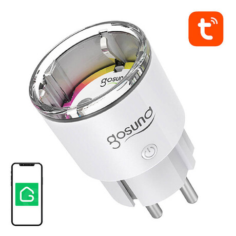 Gosund Έξυπνη Πρίζα Wifi ep2 Tuya 10a (Λευκό)