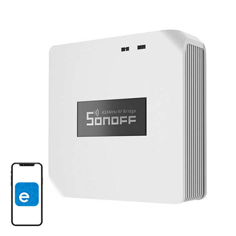 Sonoff Έξυπνο hub Wifi/rf 433mhz rf Bridger2 (Λευκό)