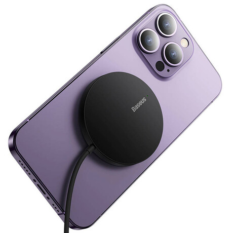 Baseus Μαγνητικός Ασύρματος Φορτιστής Simple Mini3 15w (Μαύρο)